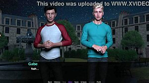 blond boy in hollow 04 starts flirting with me gently