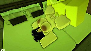 Fucking Roblox Slut Doggystyle Creampie Fills Her Tight Ass