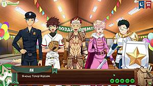 i love game friends camp episode 51's hot cosplay yaoi action with russian voiceover