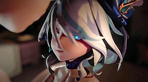 furina deepthroats anal assfucks handjobs kisses in bold sex animation