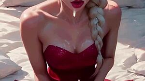 AI Blonde Takes It Deep from Behind in Big Tits Hentai