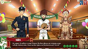 i love game friends camp episode 51's hot cosplay yaoi action with russian voiceover