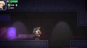 Zetria ep1 platformer heroine takes huge monster cock for science