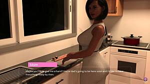 Horny stepson returns home to midnight paradise bliss