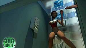 this black teen 18+ hits glory hole with big cocks deepthroat action