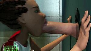 this black teen 18+ hits glory hole with big cocks deepthroat action