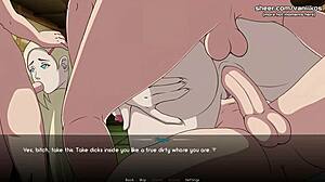 i'm training this slutty 18yo blonde ino yamanaka from naruto, taking all her holes in a creampie gangbang