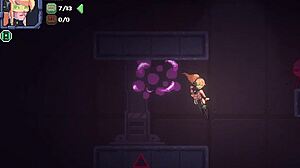 Zetria ep1 platformer heroine takes huge monster cock for science