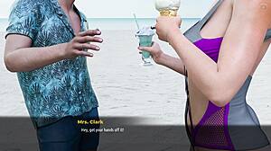 🏖️ milf teacher slaps big cock on beach in sunville 2 hardcore gameplay