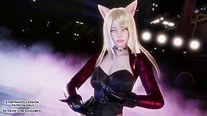 Ahri Sexy Kpop Dance in League of Legends Hentai Uncensored MMD