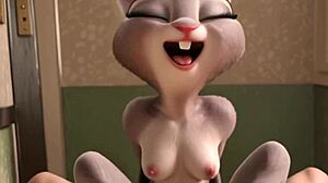 judy hopps rides cock cowgirl then doggystyle in zootopia 3d disney porn