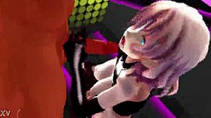 mm3077 short hair girl's serious dance courtship