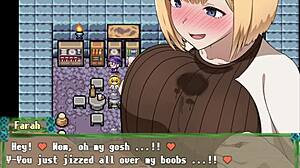 farah the otherworld hero lets king grope her big tits gangbang finale