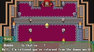 farah the otherworld hero lets king grope her big tits gangbang finale