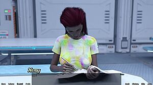 Married ebony milf in space... ready for her first forbidden step?