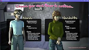 healslut crossdresses for bukkake creampie in fantasy game