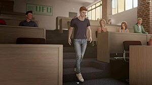 friend's ass stretched passionate anal fuck blowjob party game animation