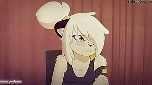 WHOA! Ace Furry Creampie Blast in Eipril's Cute Animation with Audio!