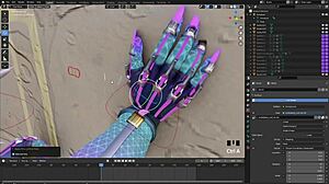 Overwatch Sombra and Mercy blend into steamy Blender animation bonus