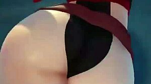 Ruby shakes her fat ass and huge boobs in sexy dance