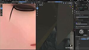 Overwatch Sombra and Mercy blend into steamy Blender animation bonus