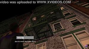 bdsm giantess milf squirts on horny teen's huge monster cock after blowjob