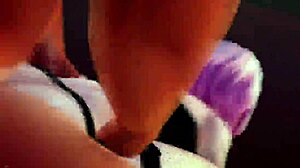 hey, this short hair girl does a wild masturbation dance, shaking everything just right