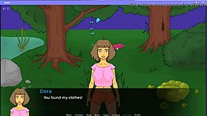 What If Swiper's Big Tits Parody Game Turns Into A Sandy Sex Adventure?