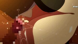 that intense anime scene speeds up with the sexy girl