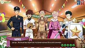 i love game friends camp episode 51's hot cosplay yaoi action with russian voiceover