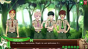 hey taiga, lost in the forest with you during game friends camp path 2 part 7? russian voiceover heats up