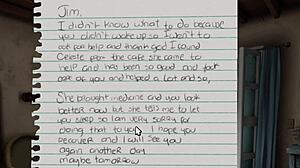 Bathing nerdy big tits girl covered in cum