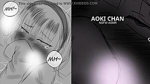 Fuck yes, this cute anime girl's asmr masturbation moans are insane!