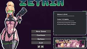 Zetria ep1 platformer heroine takes huge monster cock for science