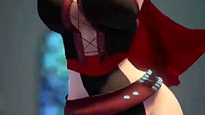 Ruby shakes her fat ass and huge boobs in sexy dance