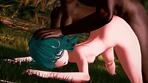 Tatsumaki deepthroats and creampies in One Punch Man hentai