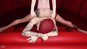 big cock friend relaxes party assfucking anime girl sucking monster deep