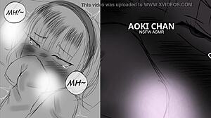 Fuck yes, this cute anime girl's asmr masturbation moans are insane!