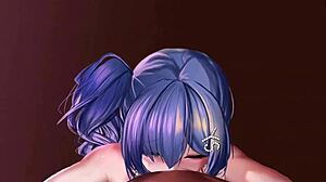 ever wonder how thick rinhee's ass and tits handle blowjobs creampies in this short hentai compilation