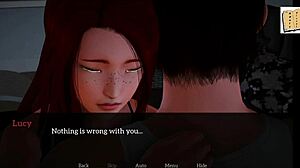 big ass redhead teen joins my new family in erotic hentai game homemade scene 194