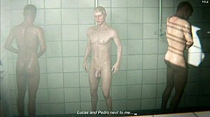 game findingbuddies chapter 6 has two friends rough in shower stall