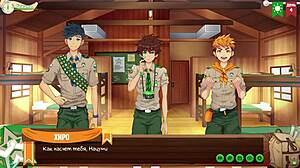 game friends camp episode 4 yaoi anime bros return for intense 3d hentai action with russian voices