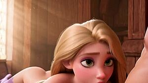 Bang Hot Rapunzel in Tangled 3D Disney Porn Animation!