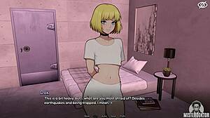 bunkered with femboy in hentai game adventure