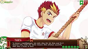 i'm playing game friends camp path 2 part 1 with way taiga's russian voiceover yaoi vibes