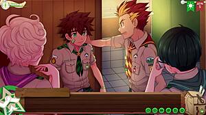 i'm playing game friends camp path 2 part 1 with way taiga's russian voiceover yaoi vibes