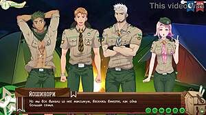 Game Camp of Friends Path 2 Ep 71 Relaxing By Campfire Sounds Tempting Russian Voiceover