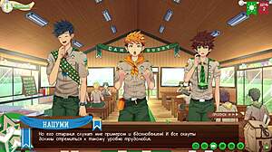 i'm playing game friends camp path 2 part 1 with way taiga's russian voiceover yaoi vibes