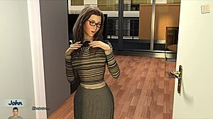 jessy the sexy redhead gets off on that huge inflatable dildo big city style