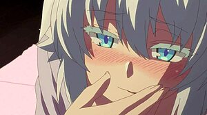 White Haired Blonde Big Tits Anime Girls Begging for Creamy Loads